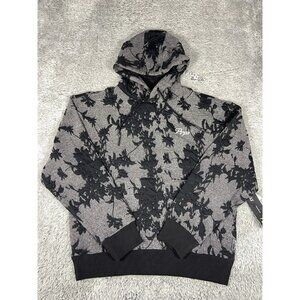 $228 PRPS Breckenridge Floral Hoodie Size Small Men Black Grey